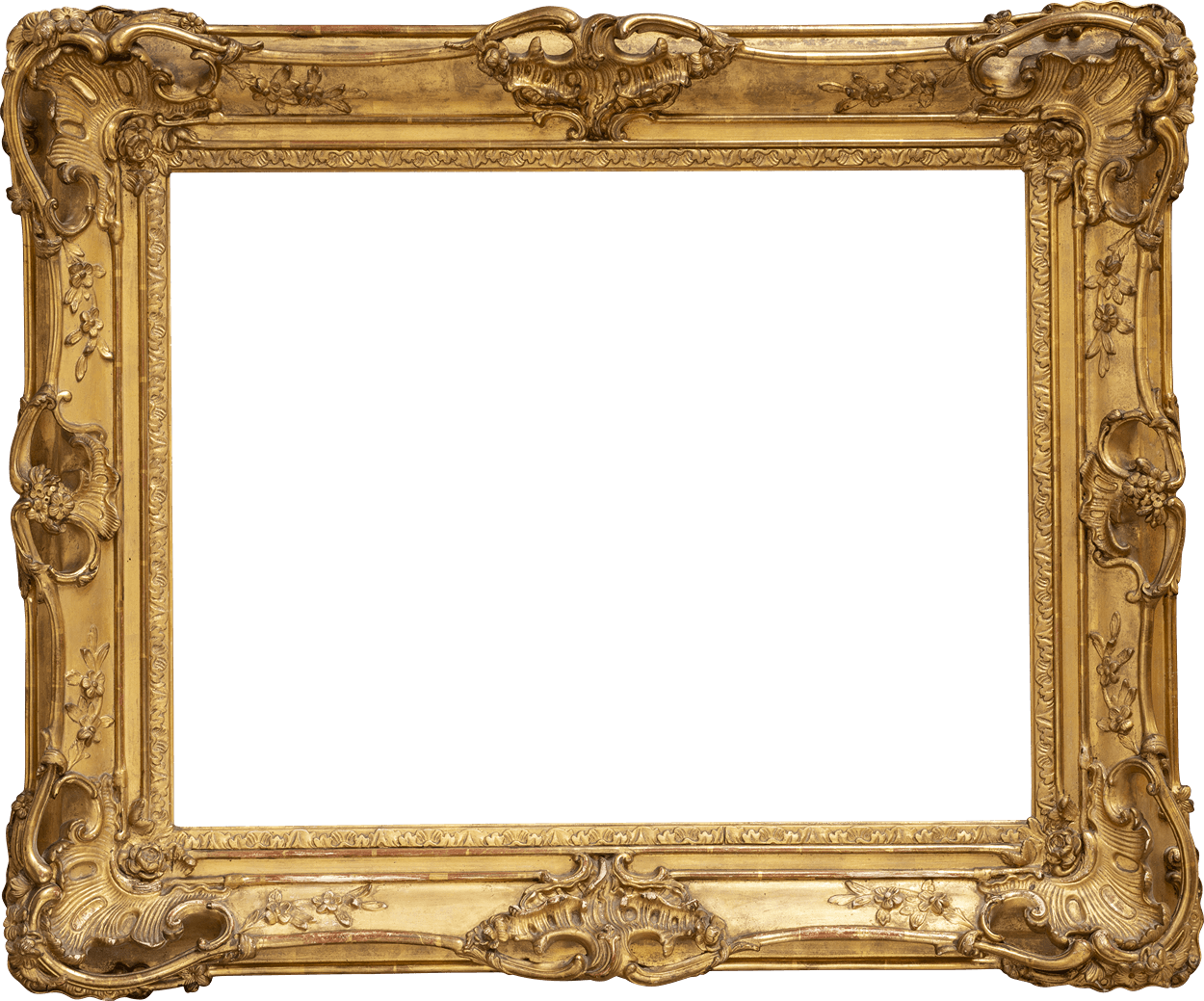 Vergulde ornamentlijst - Neo rococo, Nederland, antiek - Circa 1900